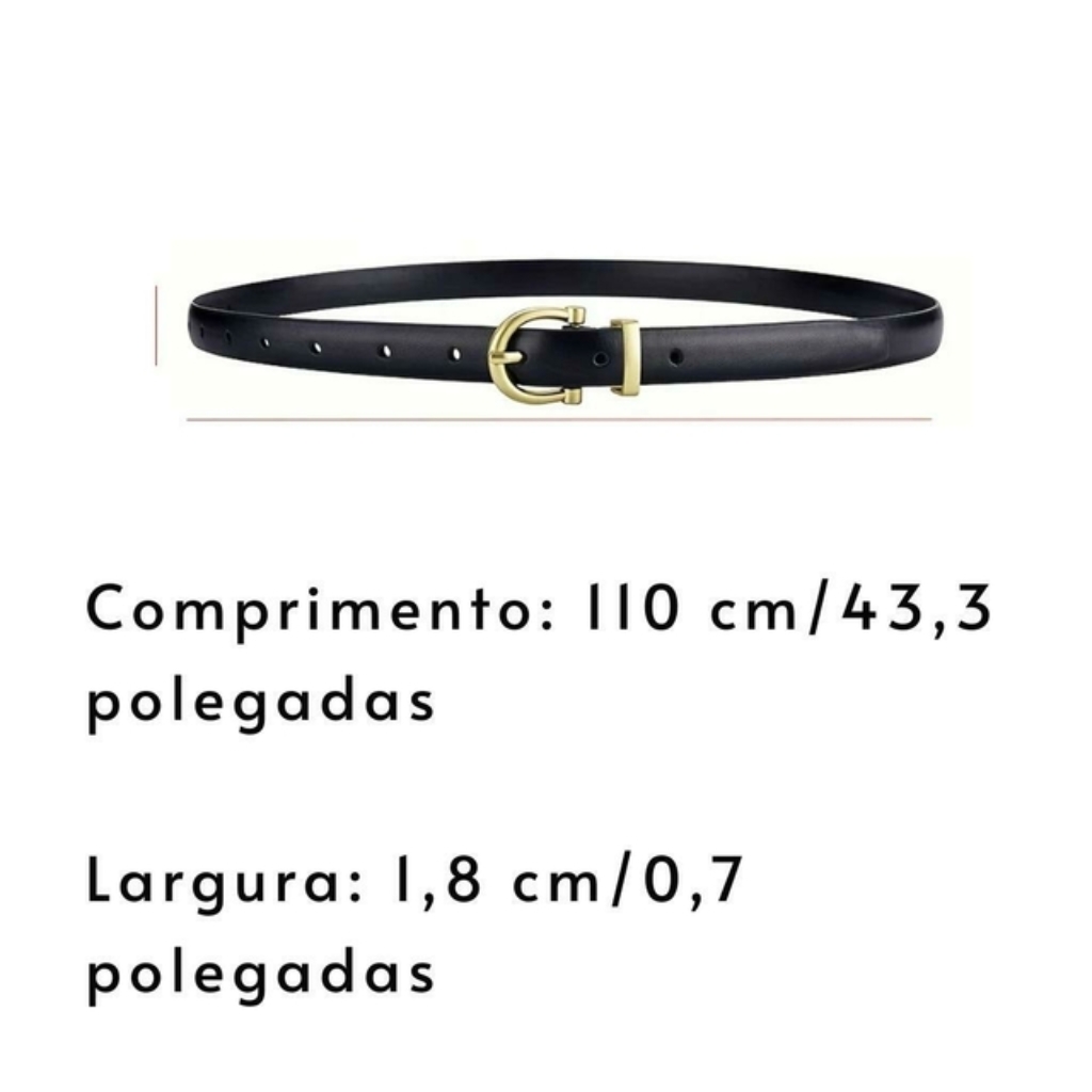 Cinto Feminino de Couro